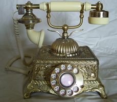 Antique desk phone